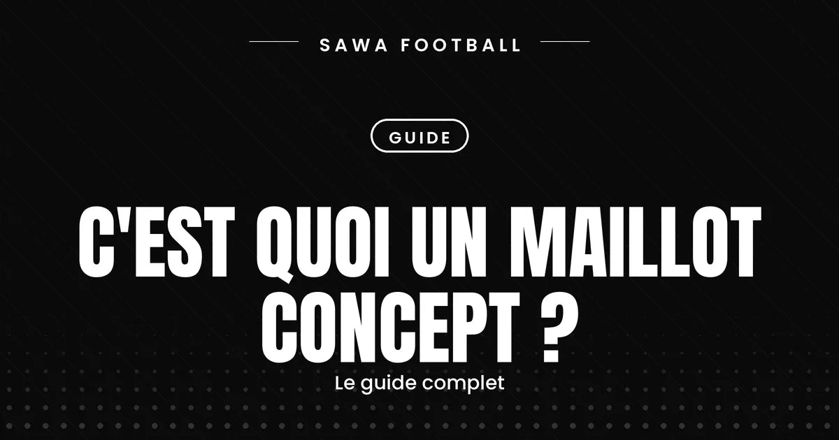 Maillot concept de football, création originale non officielle