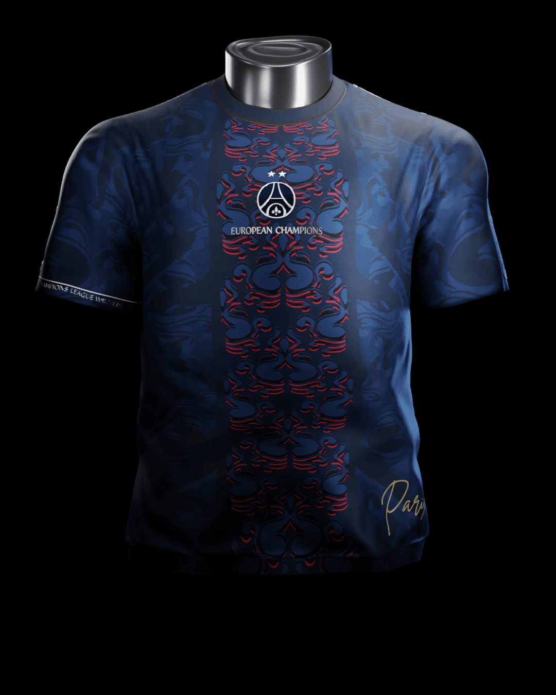 Maillot Paris domicile 2026-2027 – vue de face