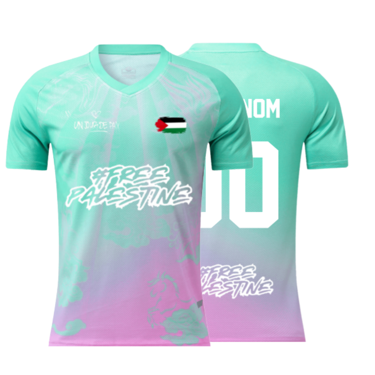 Maillot à Thème - "#FreePalestine-2"