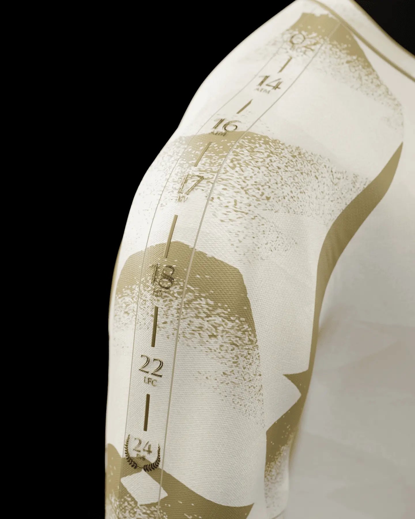 Epaule droite du maillot du Real Madrid blanc champions League