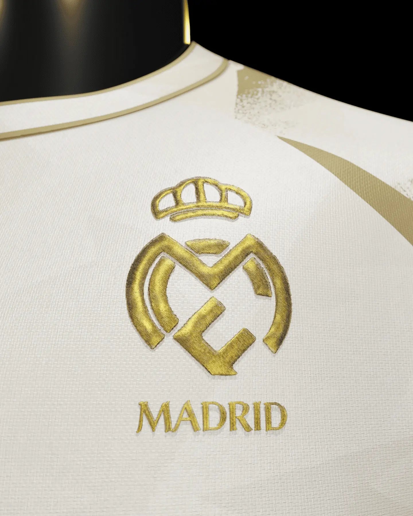 Logo du Real Madrid blanc champions League