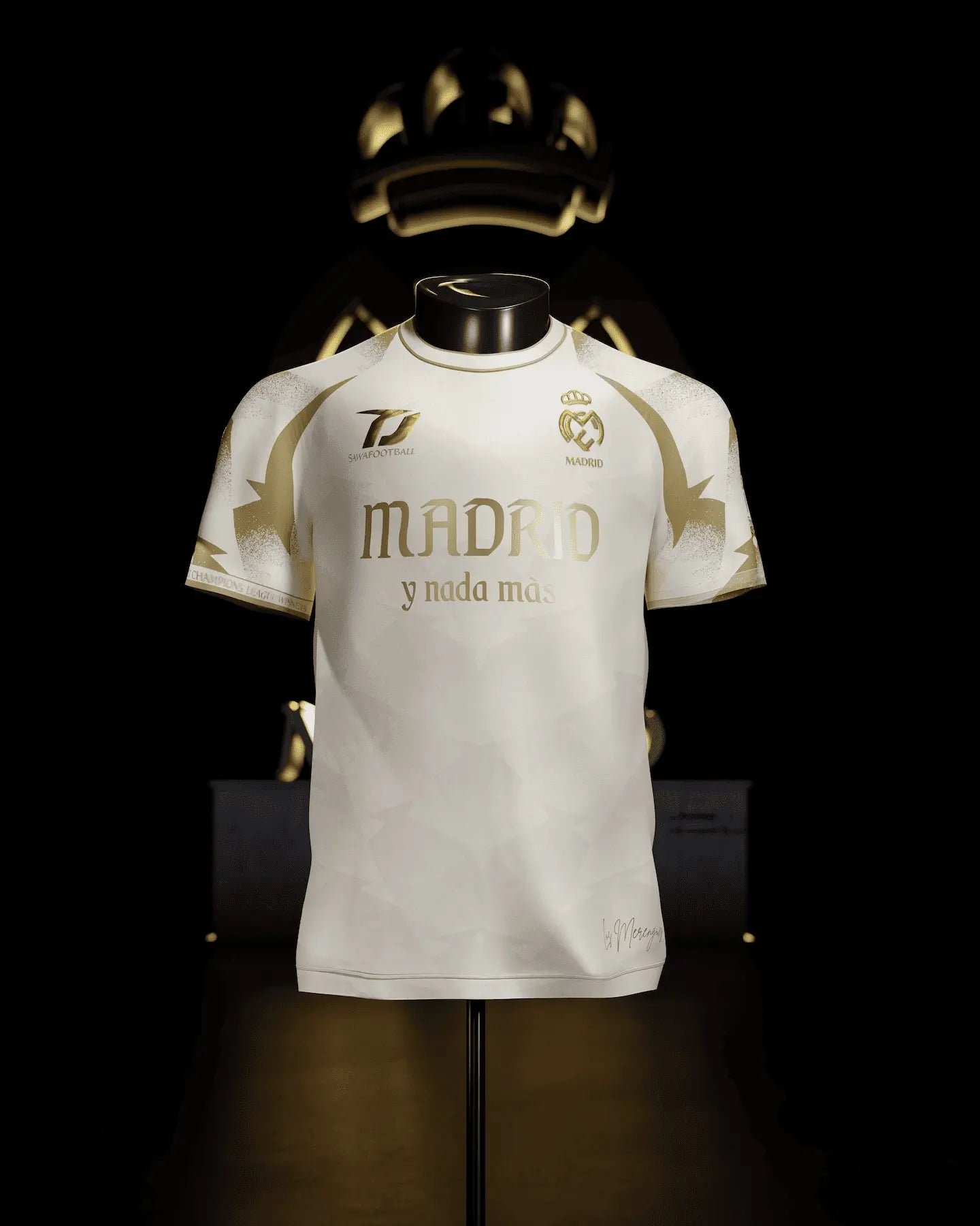 Maillot du Real Madrid blanc champions League