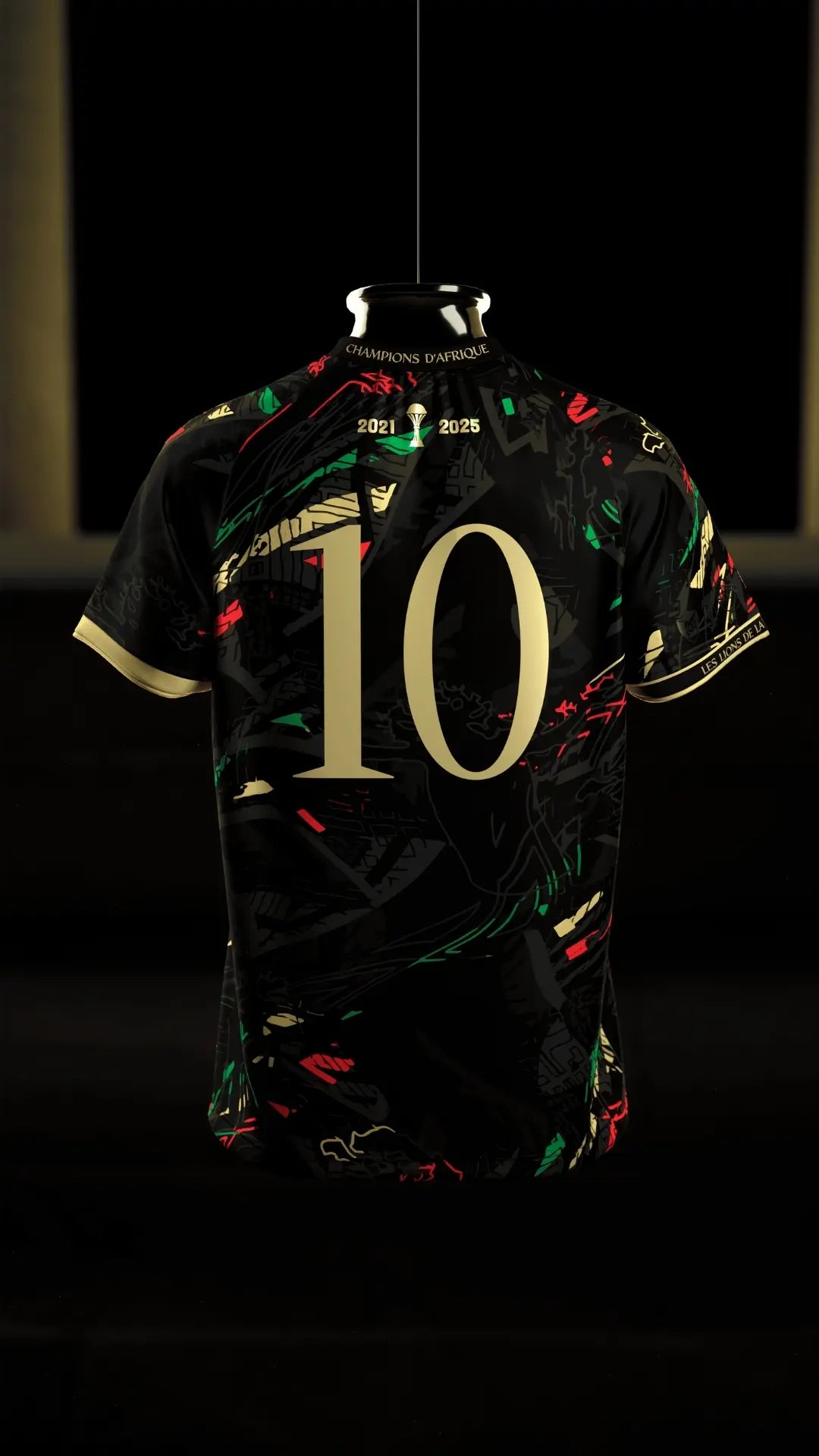 Maillot de Sadio Mane du Sénégal de dos