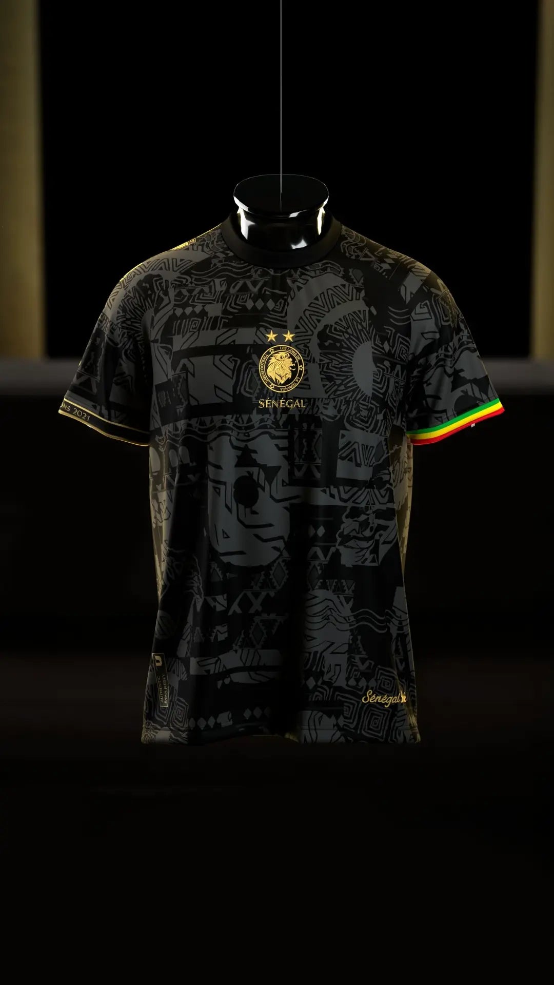 Maillot du Sénégal noir 2026