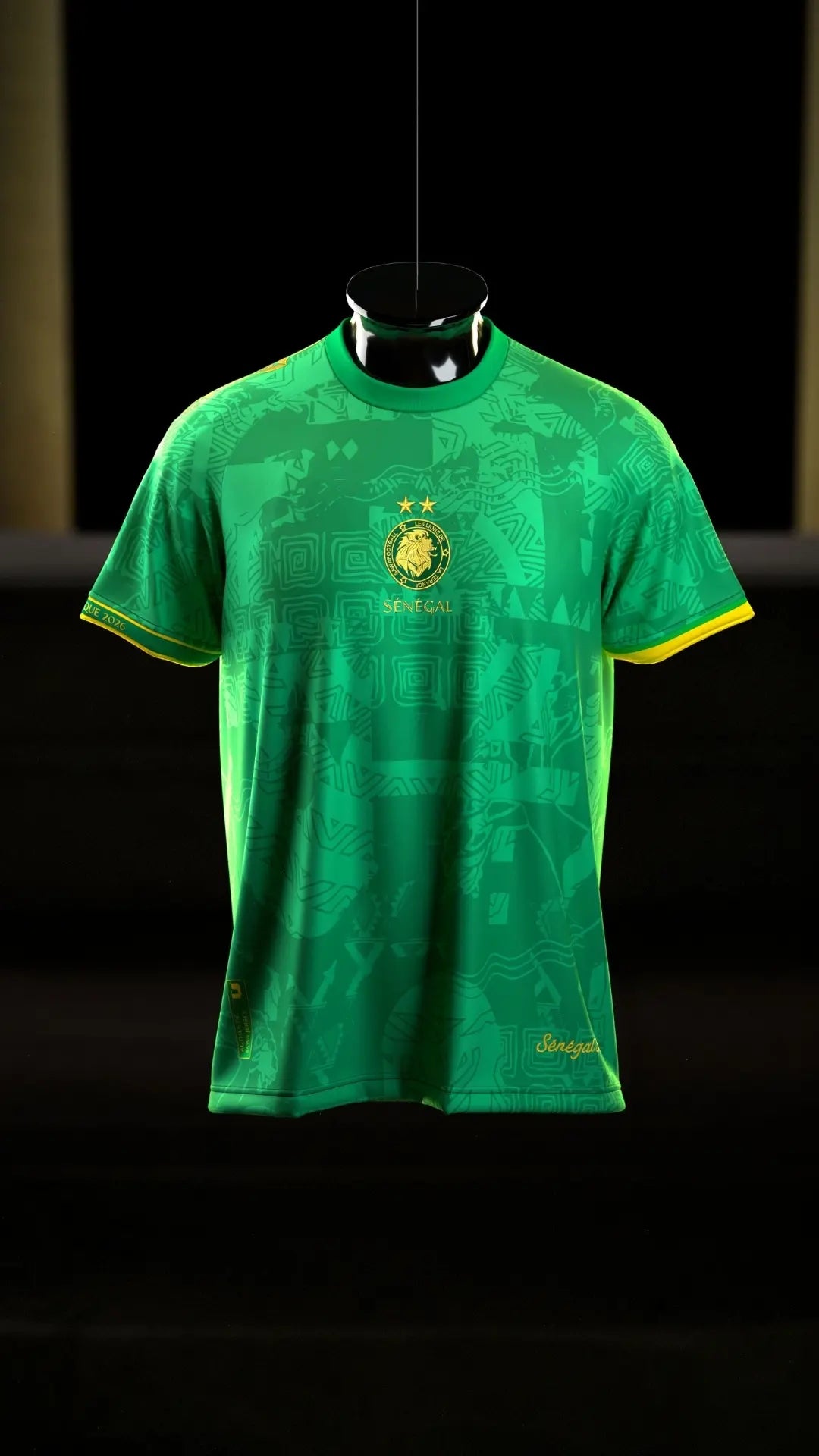 Maillot du Sénégal vert 2026