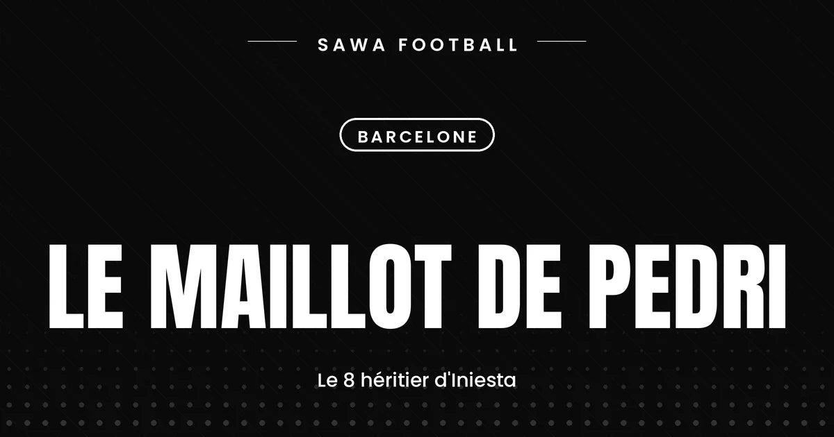 Le maillot de Pedri au Barça, le numéro 8