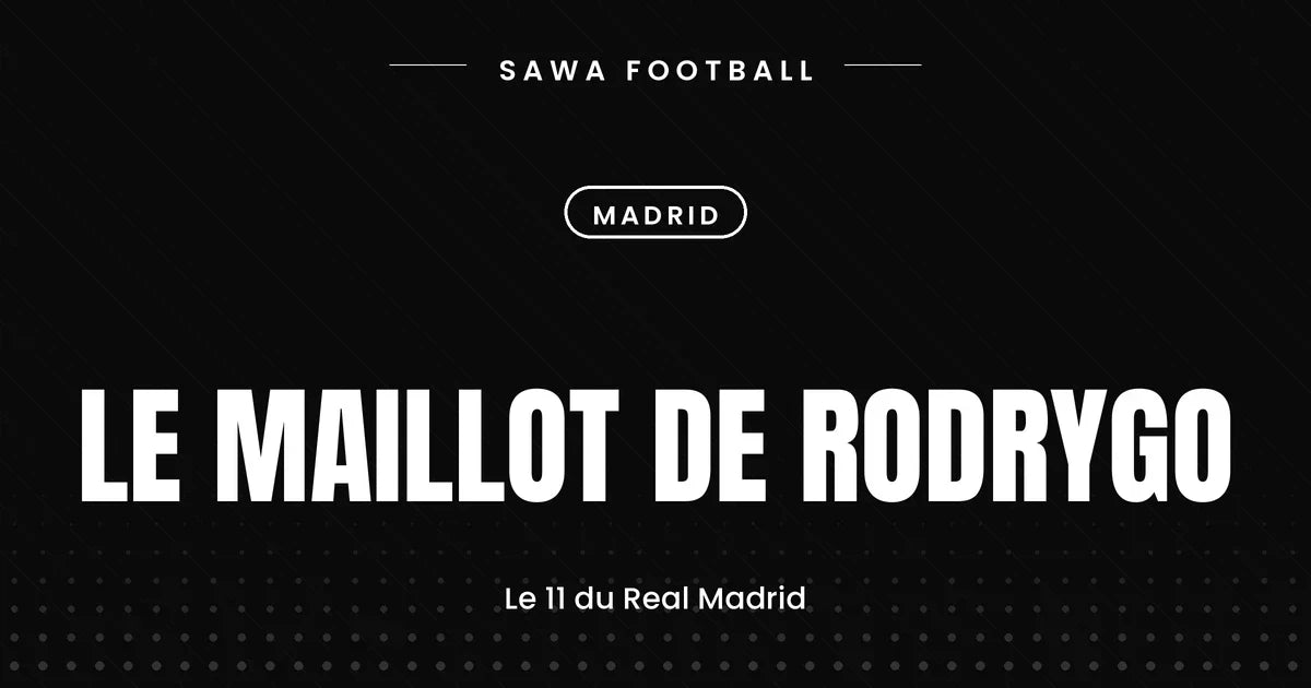 Le maillot de Rodrygo, numéro 11 du Real Madrid