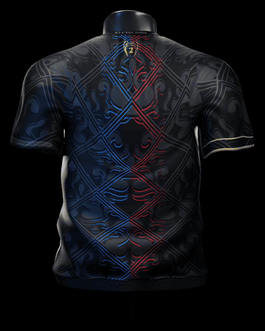 Maillot Paris extérieur 2026-2027 – vue de dos