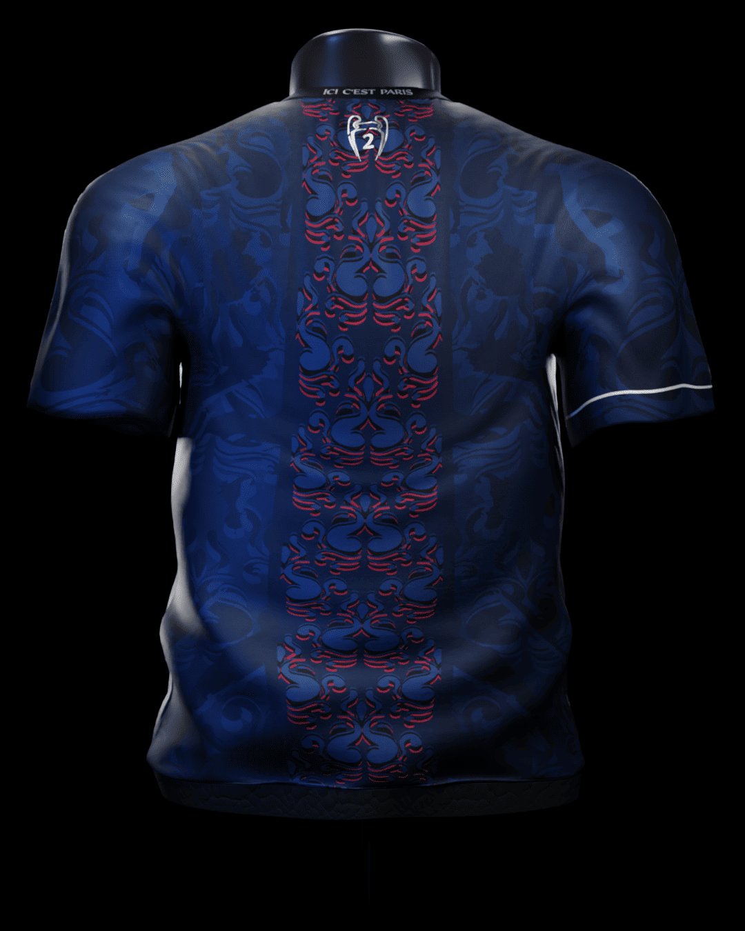 Maillot Paris domicile 2026-2027 – vue de dos