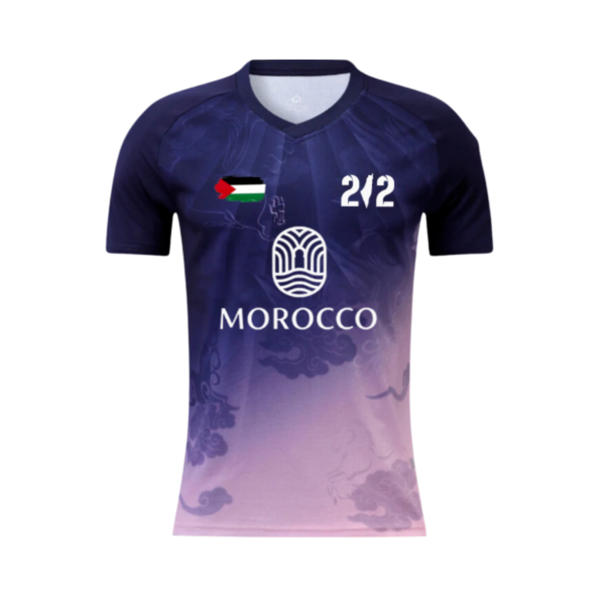 Maillot à Thème - "Maroc-Palestine"