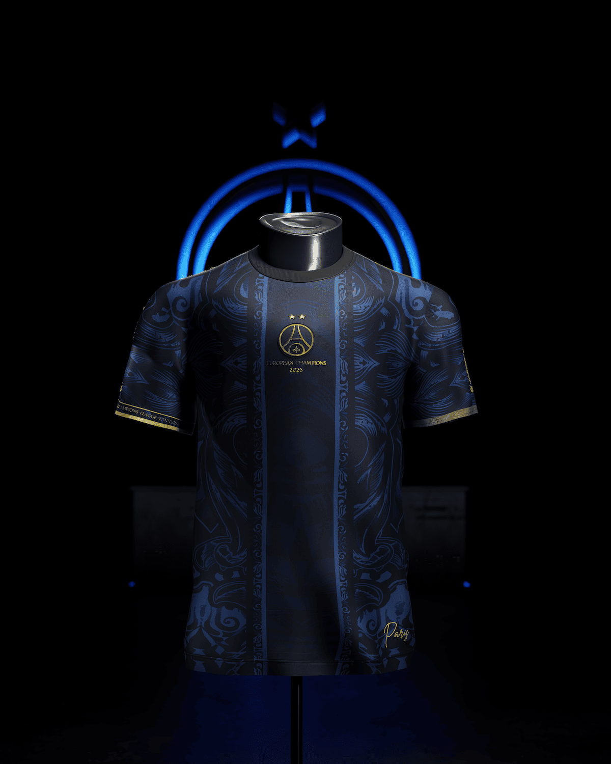 Maillot Paris - Édition Champions D'Europe