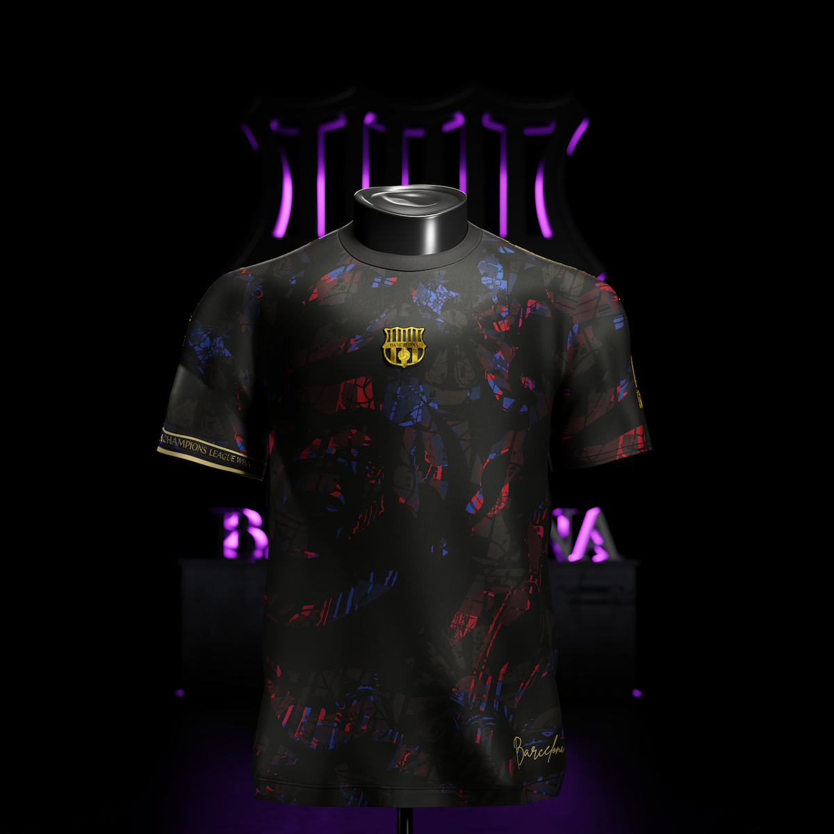 Barcelona Black Jersey | SawaFootball