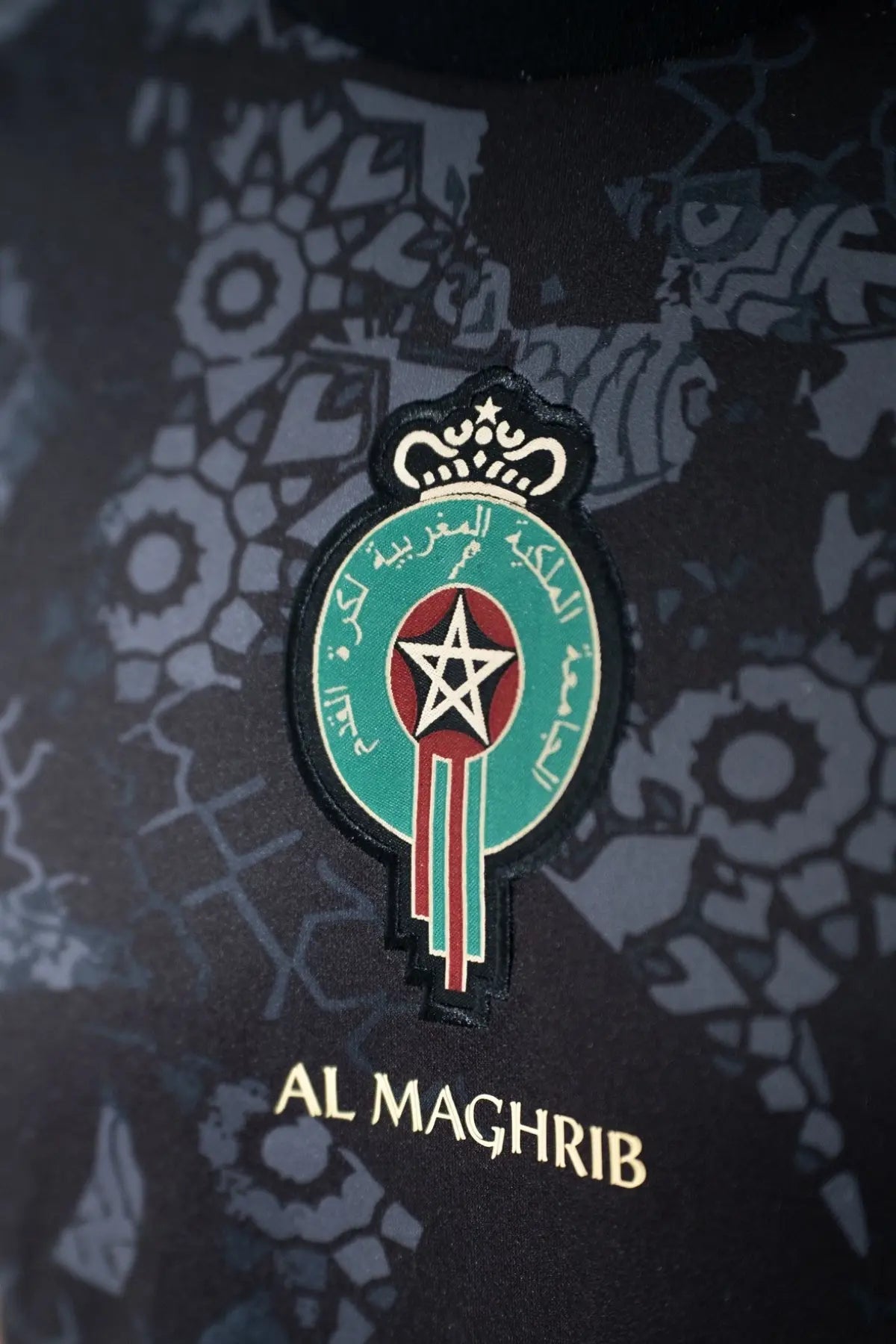 logo du Maroc du maillot noir