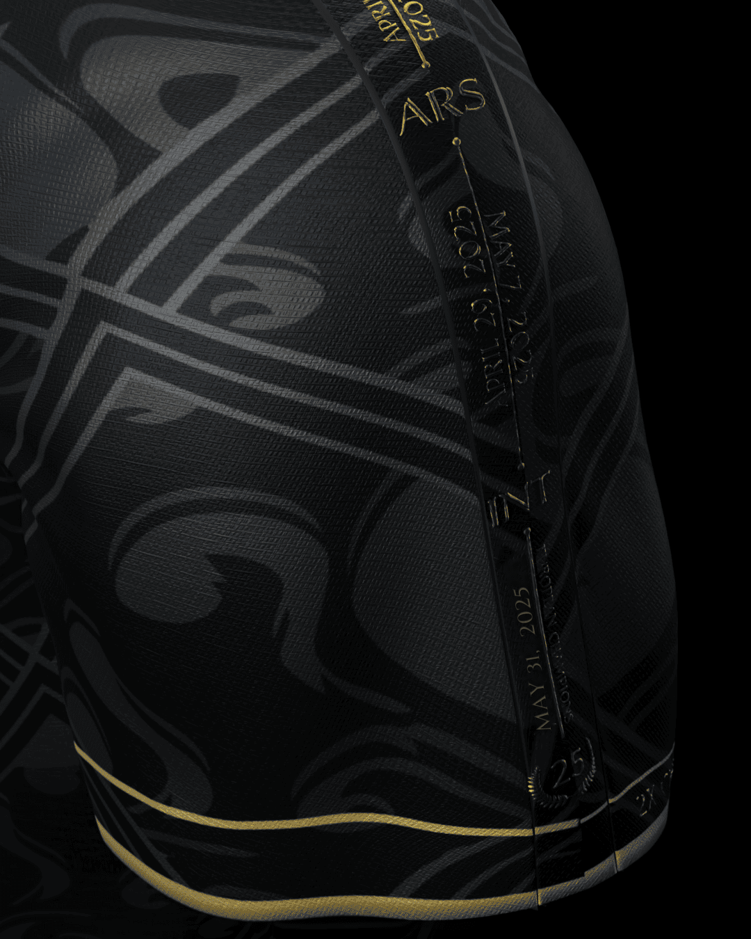 Maillot Paris extérieur 2026-2027 – manche, parcours 2025 (bas)