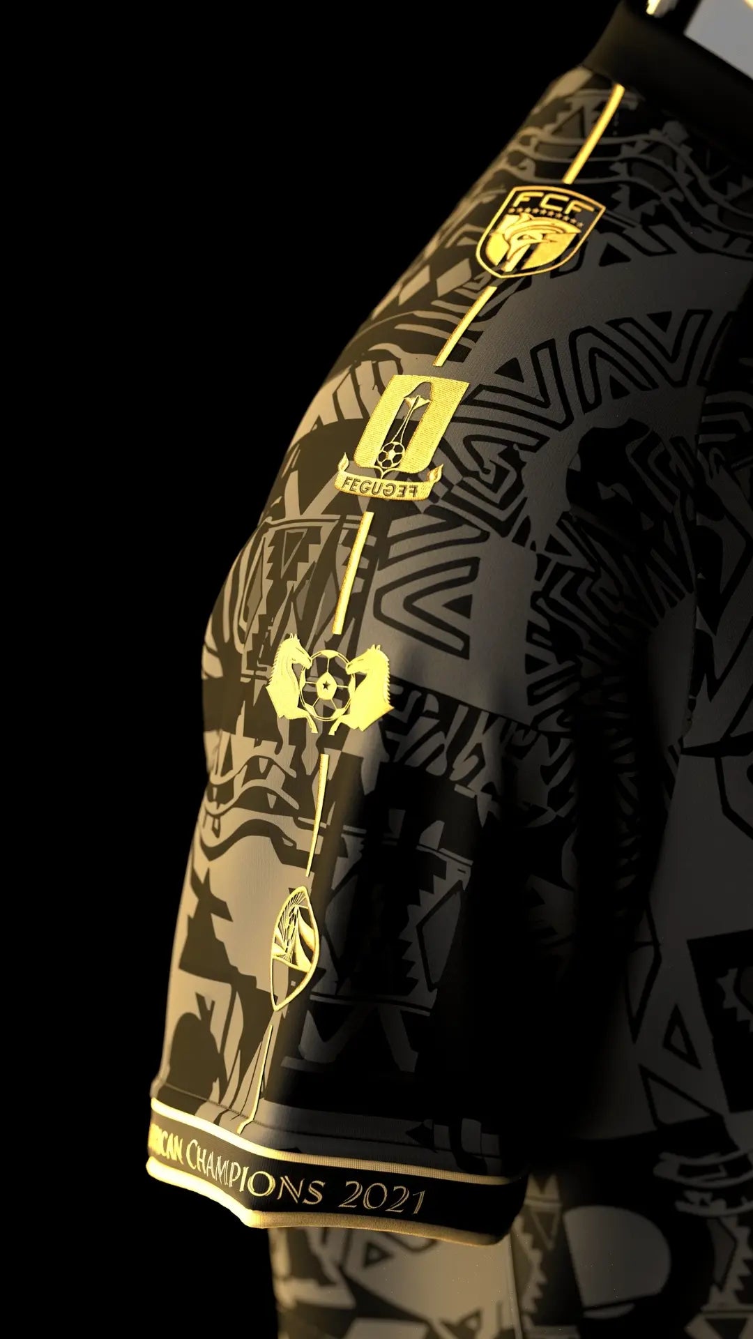 Manche du maillot du Sénégal noir 2026