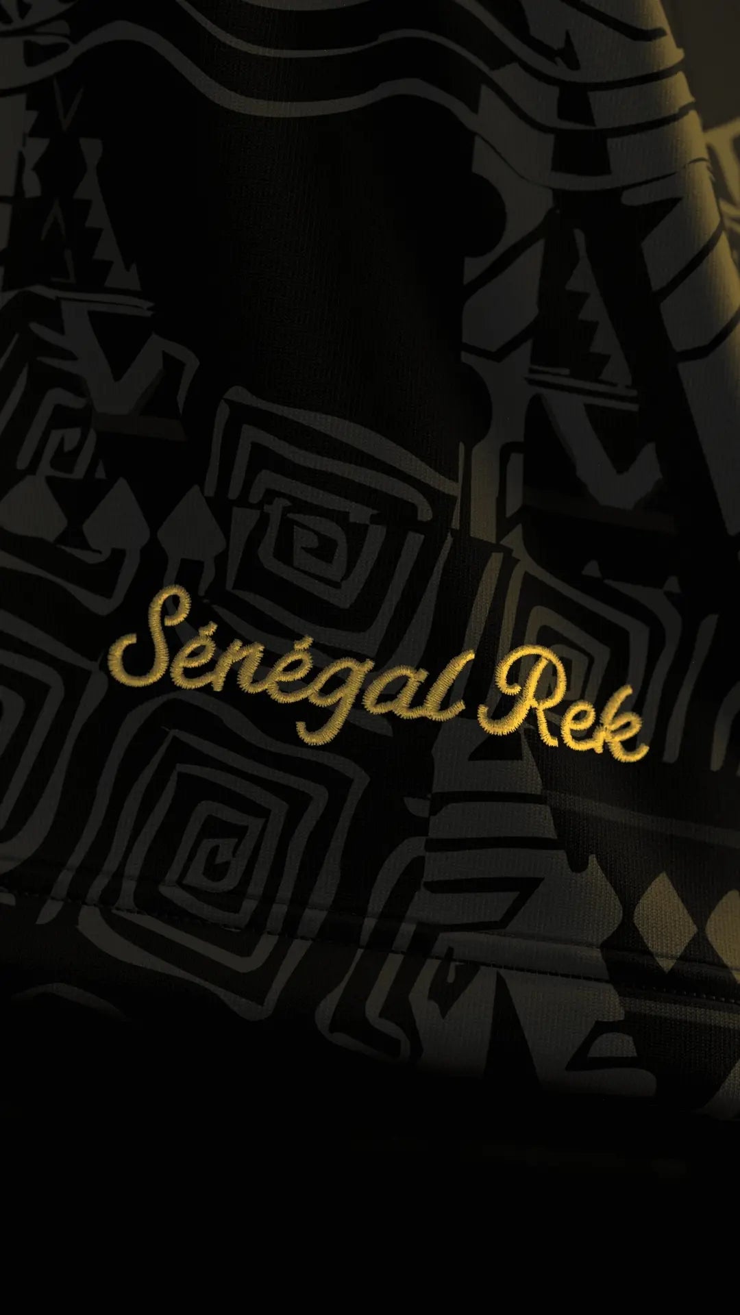 Signature sur maillot du Sénégal noir 2026